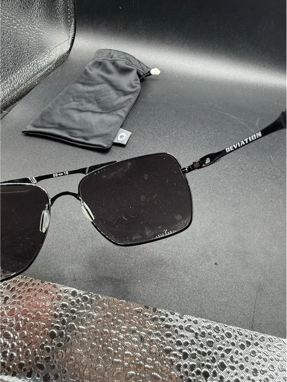 Oakley Deviation Valentino Rossi Polished Black/Warm Grey OO4061-10